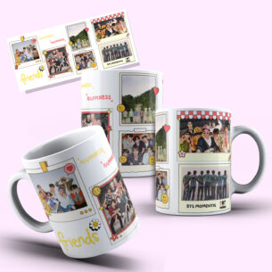 Caneca BTS Friends