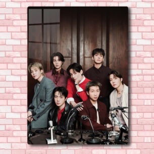 Quadro Metálico BTS QG Grupo foto 4