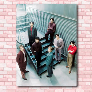 Quadro Metálico BTS QG Grupo foto 3