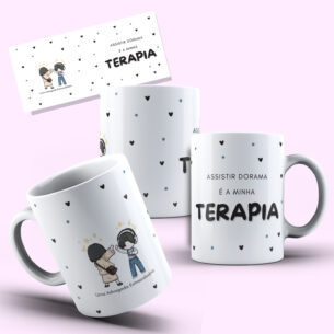Caneca Assistir Dorama é a Minha terapia